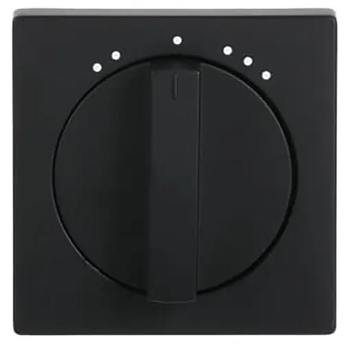 Busch-Jaeger draaiknop driestandenschakelaar Future Linear zwart mat (1740 DRL-885-503) Busch-Jaeger draaiknop driestandenschakelaar Future Linear zwart mat (1740 DRL-885-503)