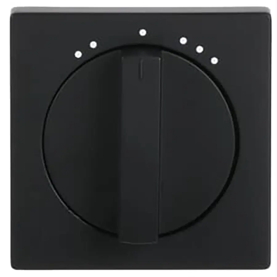 Busch-Jaeger draaiknop driestandenschakelaar Future Linear zwart mat (1740 DRL-885-503)