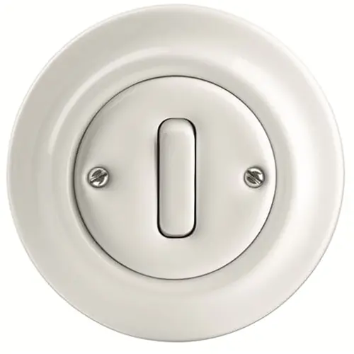 Busch-Jaeger wisselschakelaar porselein Decento (2002/6 UJ-64) Busch-Jaeger wisselschakelaar porselein Decento (2002/6 UJ-64)