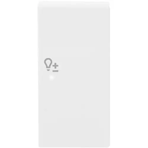 Busch-Jaeger bedieningswip rechts symbool dimmer tbv bedieningselement flex 2-voudig Future Linear studiowit glans (6234-22-84)