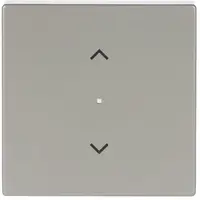 Busch-Jaeger bedieningswip 1-voudig met pijlsymbolen tbv bedieningselement flex Pure Stainless Steel (6232-10-866)