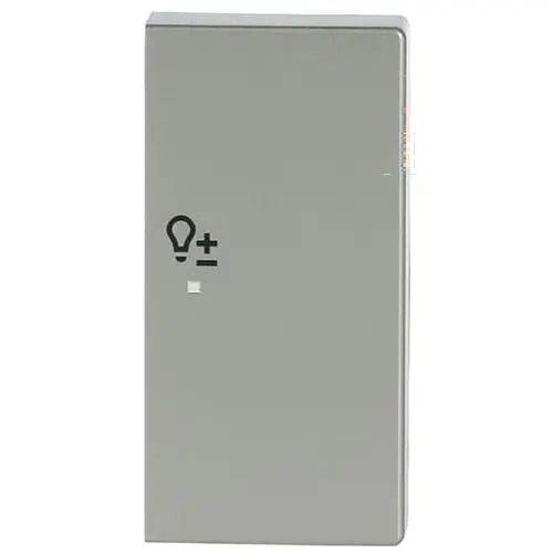 Busch-Jaeger bedieningswip rechts symbool dimmer tbv bedieningselement flex 2-voudig Pure Stainless Steel (6234-22-866)