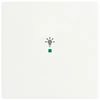 Busch-Jaeger bedieningswip 1-voudig met symbool licht Future Linear studiowit mat (6231-10-884)