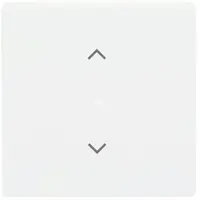 Busch-Jaeger bedieningswip 1-voudig met pijlsymbolen tbv bedieningselement flex Future Linear studiowit mat (6232-10-884)