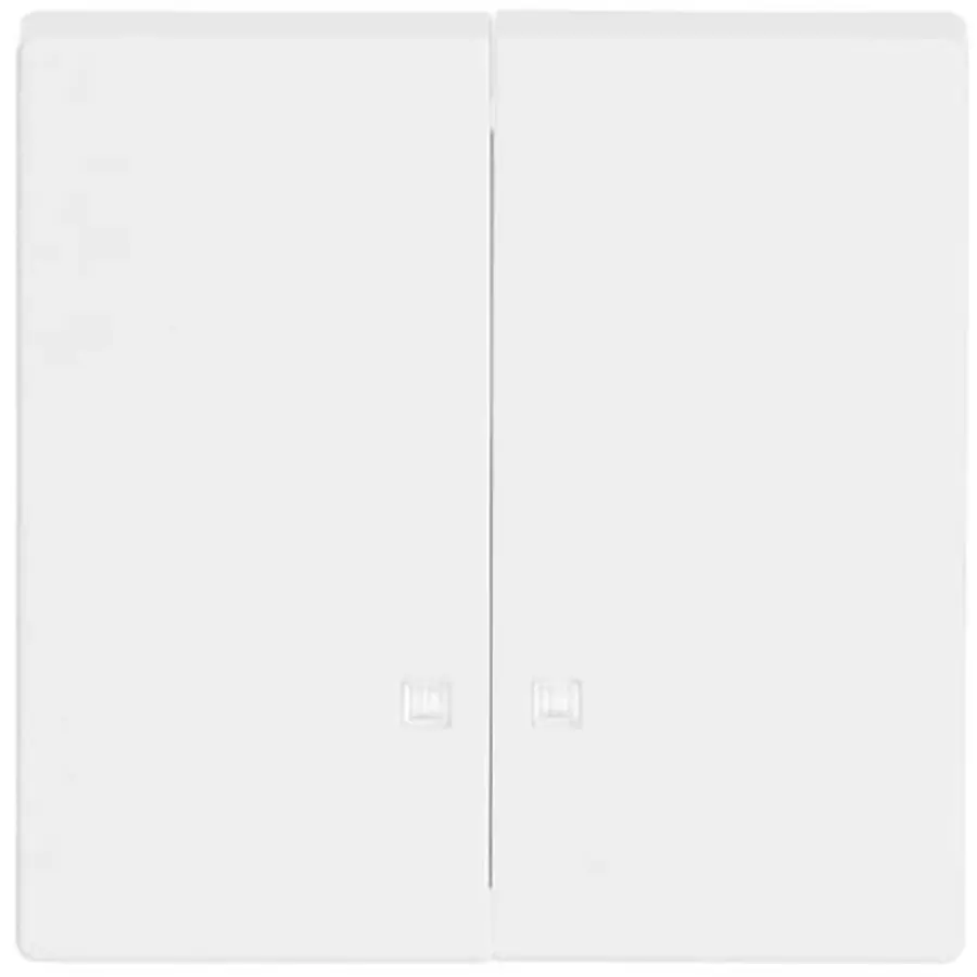 Busch-Jaeger schakelwip 2-voudig met controlevenster Future Linear studiowit glans (1785 K-84)