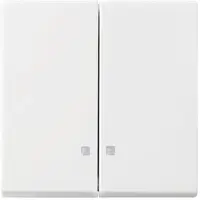 Busch-Jaeger schakelwip 2-voudig controlevenster Balance SI wit glans (2505 K-914)