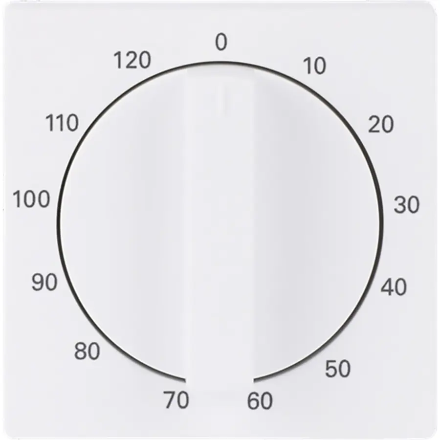 Busch-Jaeger draaigreep tijdschakelaar 120 min Future Linear studiowit mat (1771-884-103)