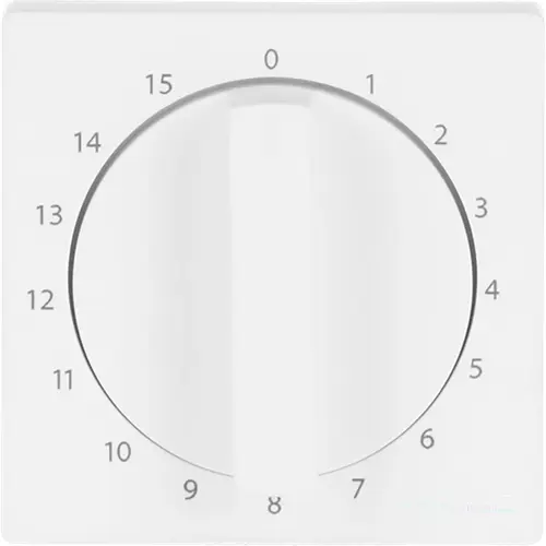 Busch-Jaeger draaigreep tijdschakelaar 15 min Future Linear studiowit mat (1770-884-103)