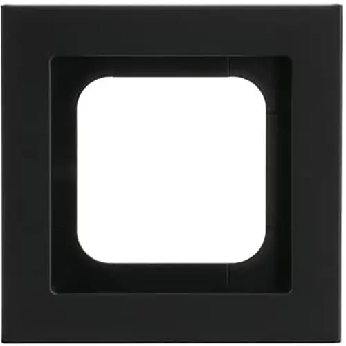 Busch-Jaeger afdekraam 1-voudig Axcent zwart mat (1721-275)