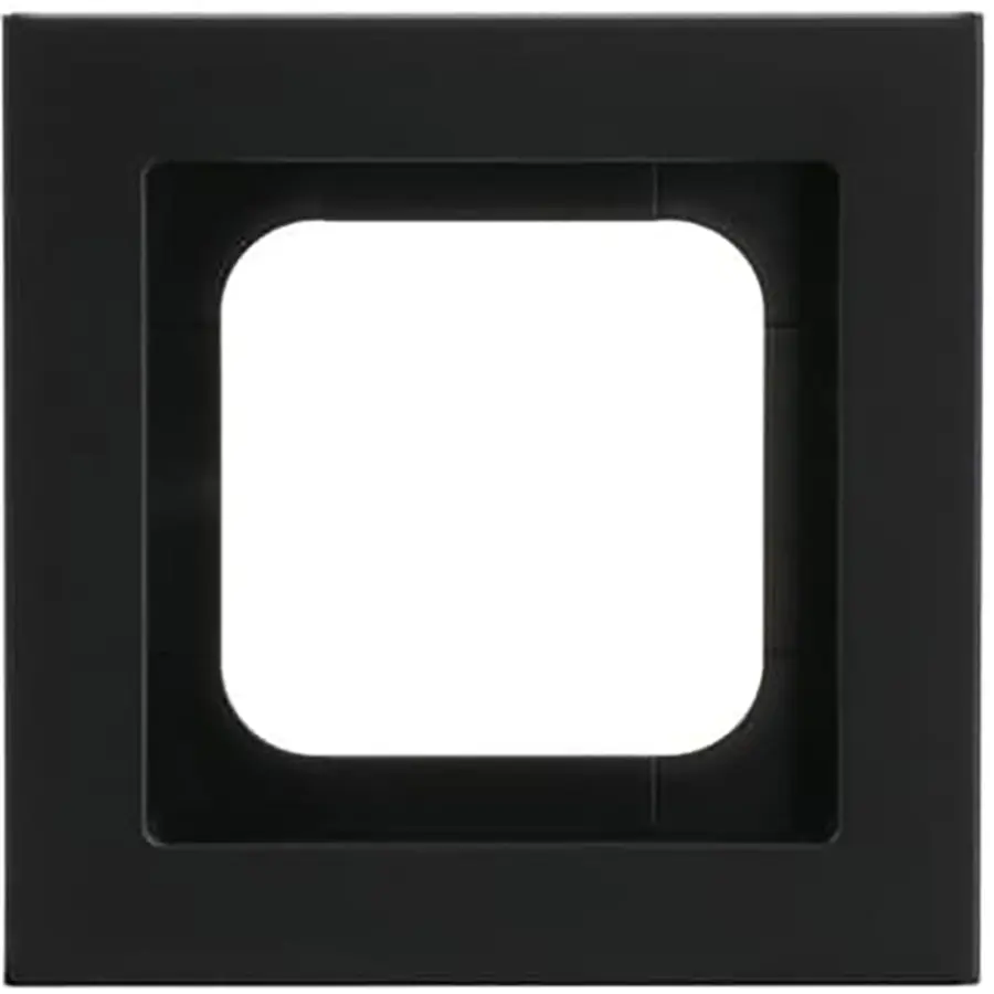 Busch-Jaeger afdekraam 1-voudig Axcent zwart mat (1721-275)