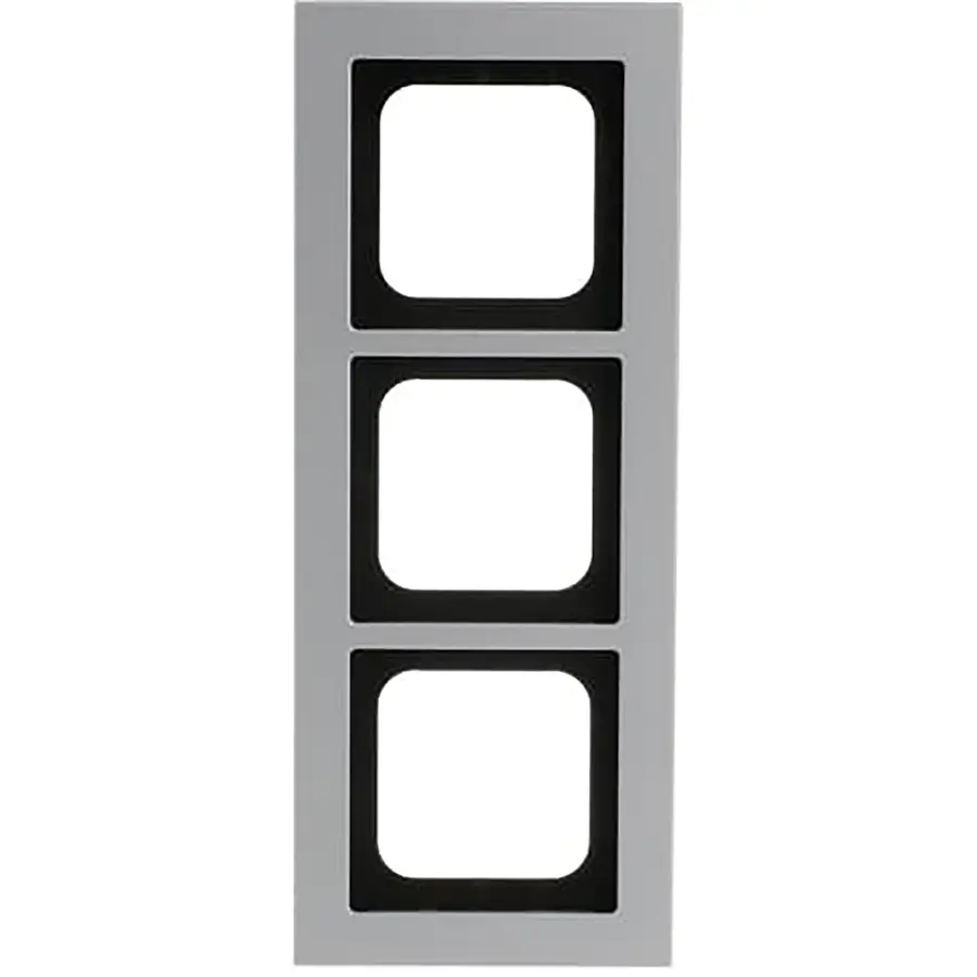 Busch-Jaeger afdekraam 3-voudig Axcent titanium (1723-276)