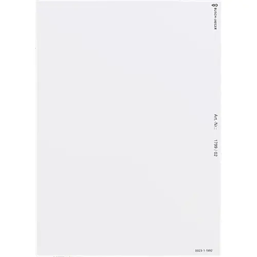 Busch-Jaeger welcome folie (1799/02) Busch-Jaeger welcome folie (1799/02)