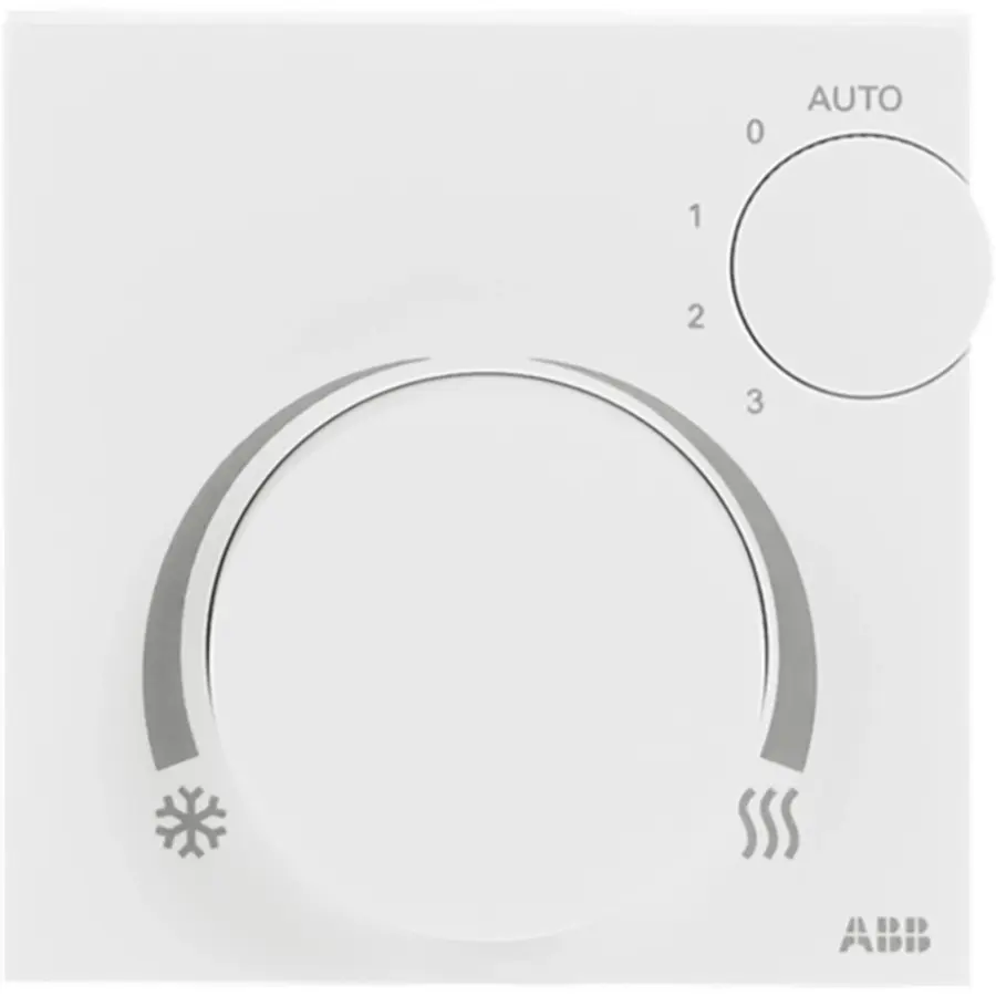 Busch-Jaeger Analoge ruimte control unit ClimaEco temperatuur instelling en fancoil (SAF/A1.0.1-24)