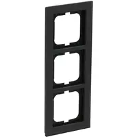 Busch-Jaeger afdekraam 3-voudig Axcent leisteen grijs (1723-290)