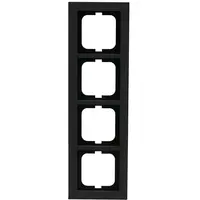 Busch-Jaeger afdekraam 4-voudig Axcent leisteen grijs (1724-290)