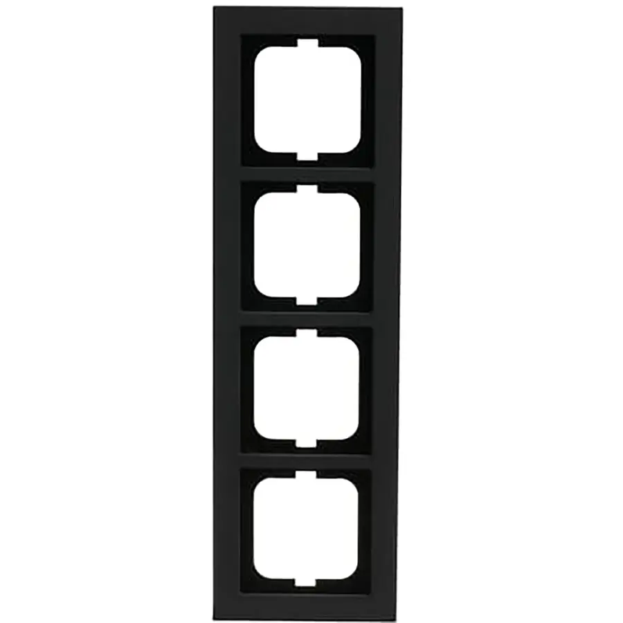 Busch-Jaeger afdekraam 4-voudig Axcent leisteen grijs (1724-290)