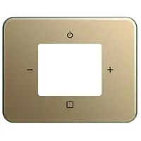 Busch-Jaeger centraalplaat tbv digitale radio Alpha brons OP=OP (8252-21-101)