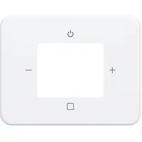 Busch-Jaeger centraalplaat tbv digitale radio Alpha studiowit glans OP=OP (8252-24G-101)