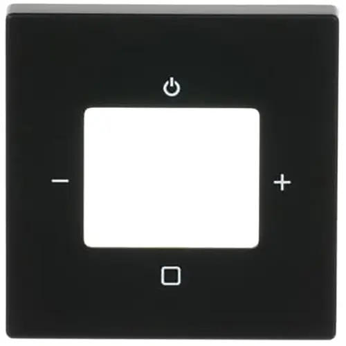 Busch-Jaeger centraalplaat tbv digitale radio Future Linear zwart mat (8252-885-101)