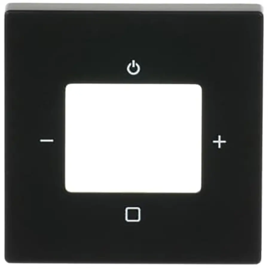 Busch-Jaeger centraalplaat tbv digitale radio zwart mat (8252-885-101)