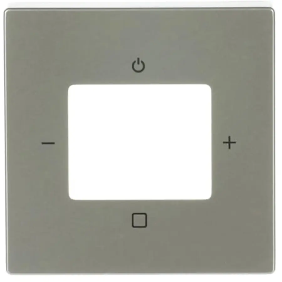 Busch-Jaeger centraalplaat tbv digitale radio Pure Stainless Steel (8252-866-101)