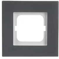 Busch-Jaeger afdekraam 1-voudig Carat porselein antraciet (1721-815)