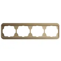 Busch-Jaeger afdekraam 4-voudig horizontaal Alpha Nea brons OP=OP (1724-21)