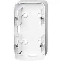 Busch-Jaeger opbouwbak 2-voudig Alpha Nea studiowit glans OP=OP (1702-24G)