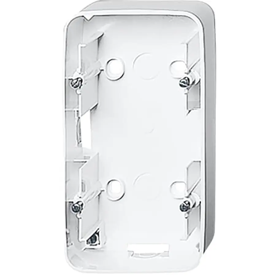 Busch-Jaeger opbouwbak 2-voudig Alpha Nea studiowit glans OP=OP (1702-24G)