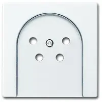 Busch-Jaeger centraalplaat voor telefoonstekker 4-pens studiowit (2767-84-503)