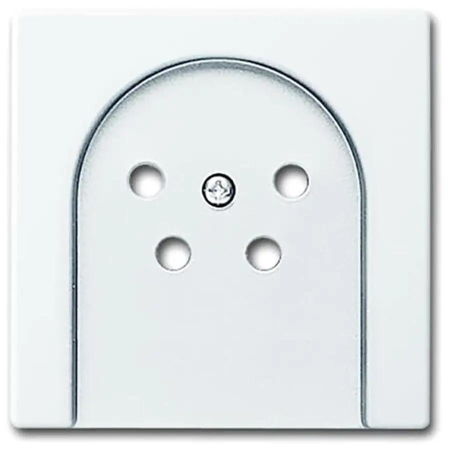 Busch-Jaeger centraalplaat voor telefoonstekker 4-pens studiowit (2767-84-503)