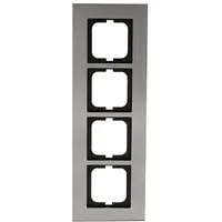 Busch-Jaeger afdekraam 4-voudig Carat edelstaal (1724-860)