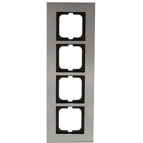 Busch-Jaeger afdekraam 4-voudig Carat edelstaal (1724-860)