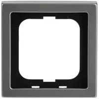 Busch-Jaeger afdekraam 1-voudig Pure Stainless Steel (1721-866K)