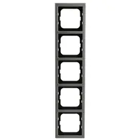 Busch-Jaeger afdekraam 5-voudig Pure Stainless Steel (1725-866K)