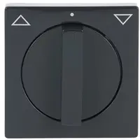 Busch-Jaeger draaiknop jaloezieschakelaar Future Linear antraciet glans (1740-81)