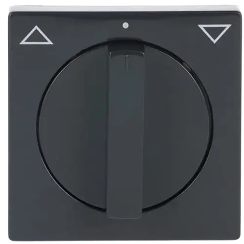 Busch-Jaeger draaiknop jaloezieschakelaar Future Linear antraciet glans (1740-81)