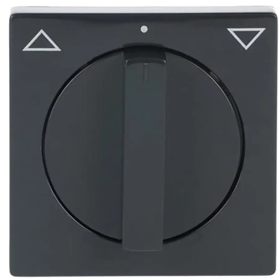 Busch-Jaeger draaiknop jaloezieschakelaar Future Linear antraciet glans (1740-81)