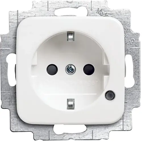 Busch-Jaeger wandcontactdoos randaarde Safety+ met LED-controleverlichting Reflex SI (20 EUCBL-214) Busch-Jaeger wandcontactdoos randaarde Safety+ met LED-controleverlichting Reflex SI (20 EUCBL-214)