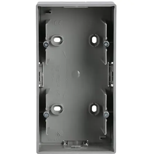 Busch-Jaeger opbouwbak 2-voudig Future Linear aluzilver (1702-83) Busch-Jaeger opbouwbak 2-voudig Future Linear aluzilver (1702-83)