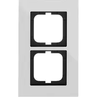 Busch-Jaeger afdekraam 2-voudig Carat chroom (1722-826-101)