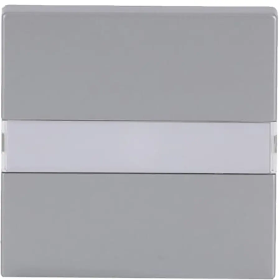 Busch-Jaeger schakelwip tekstkader met controlelicht Future Linear aluzilver (1764 NLI-83)