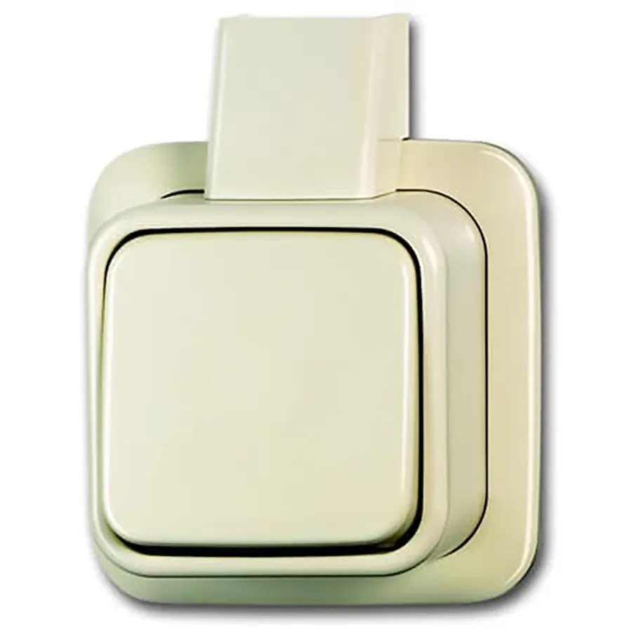 Busch-Jaeger wisselschakelaar K/P-25 opbouw AP plus creme (2601/6 APJ)