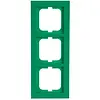 Busch-Jaeger afdekraam 3-voudig Axcent groen (1723-286) Busch-Jaeger afdekraam 3-voudig Axcent groen (1723-286)