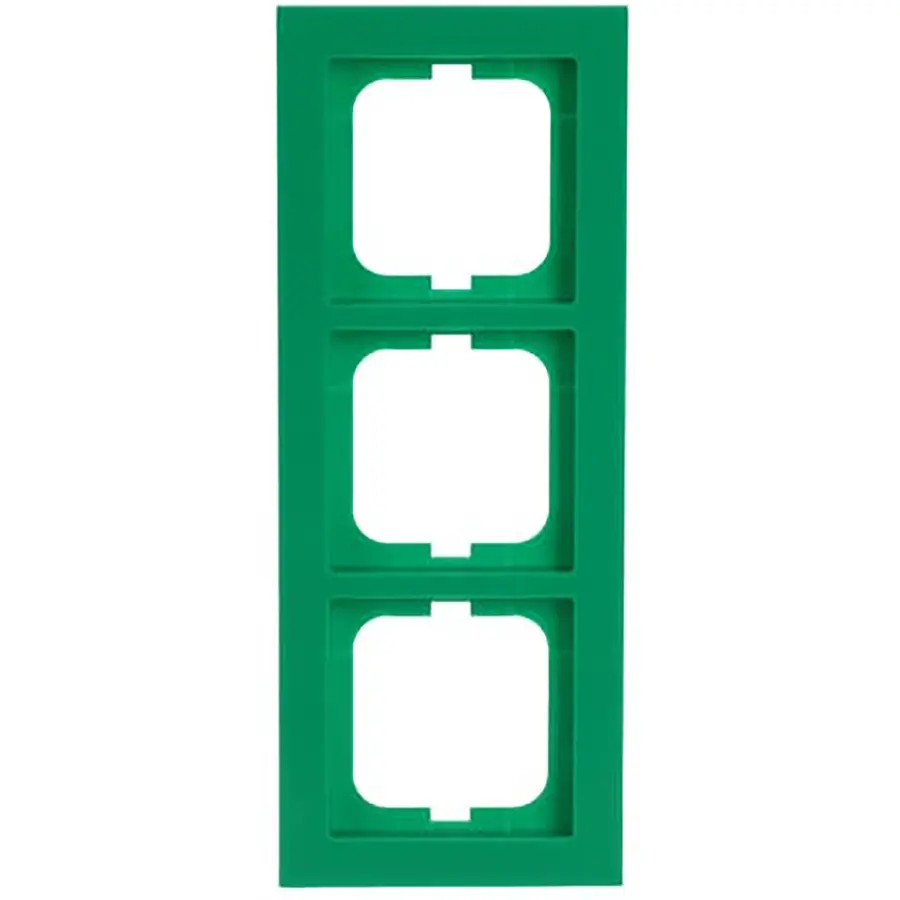 Busch-Jaeger afdekraam 3-voudig Axcent groen (1723-286)