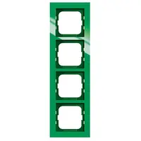 Busch-Jaeger afdekraam 4-voudig Axcent groen (1724-286)