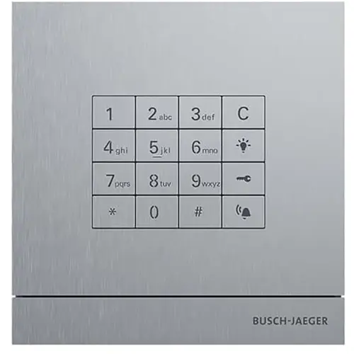 Busch-Jaeger welcome keypad buitenp rvs (83100/71-660) Busch-Jaeger welcome keypad buitenp rvs (83100/71-660)