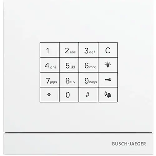 Busch-Jaeger welcome keypad buitenp wit (83100/71-664) Busch-Jaeger welcome keypad buitenp wit (83100/71-664)