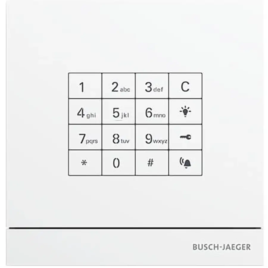 Busch-Jaeger welcome keypad buitenp wit (83100/71-664)