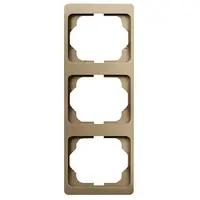 Busch-Jaeger afdekraam 3-voudig verticaal Alpha Exclusive brons OP=OP (1733 KA-21)